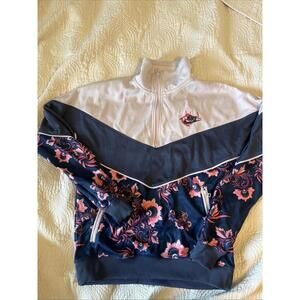 Nike Jacket Flowers Half Zip Size‎ Xs 24” Long